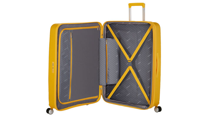 Innvendig organisering med en ekstra lomme med glidelås