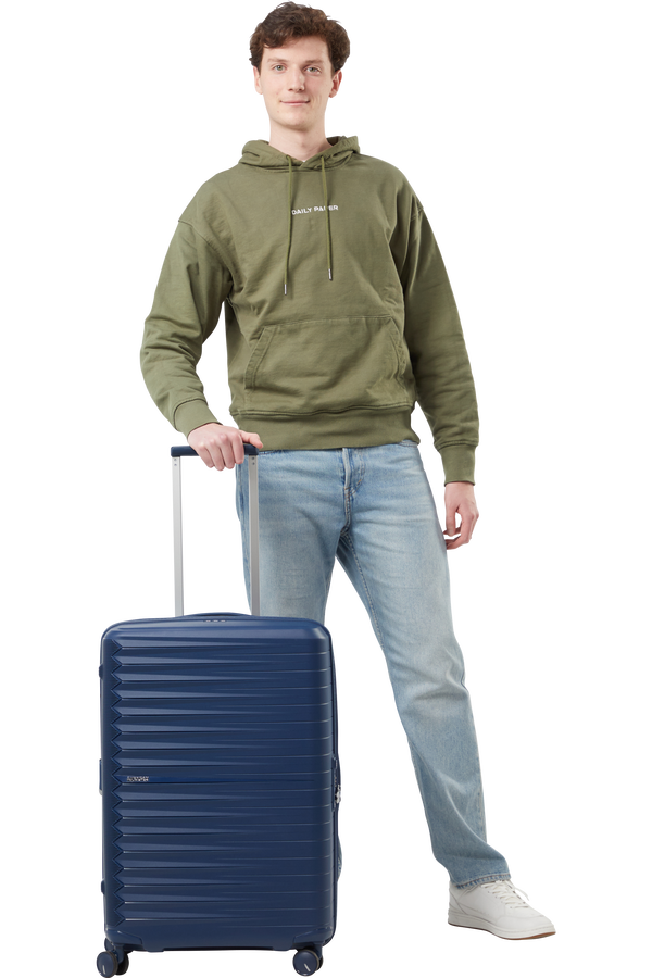 American Tourister Fastforward Spinner 68/25 TSA EXP 68cm  Marineblå American Tourister Fastforward Spinner 68/25 TSA EXP 68cm  Marineblå