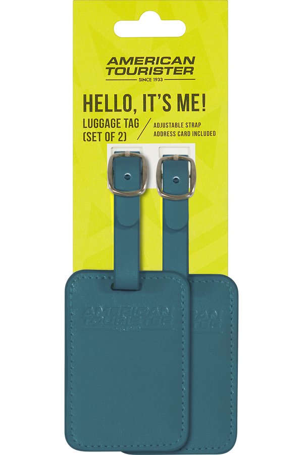 Luggage Tags Bagasjemerke &ndash; Sett med 2 stk