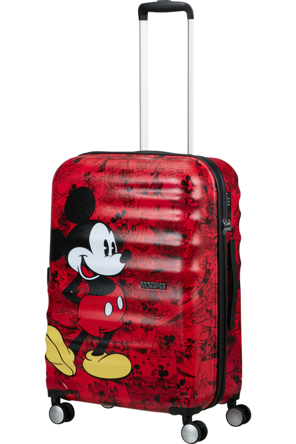 American Tourister Disney Wavebreaker Spinner TSA Disney Fl 67cm  Mikke Mus Rød American Tourister Disney Wavebreaker Spinner TSA Disney Fl 67cm  Mikke Mus Rød