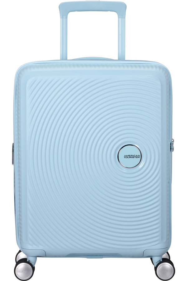 American Tourister SoundBox Spinner TSA Expandable 55cm  Pastellblått