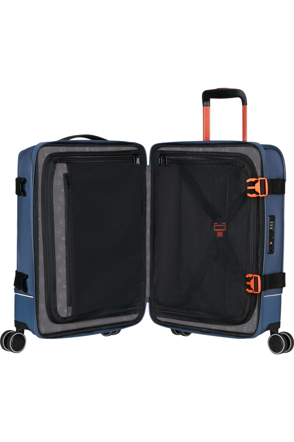 American Tourister Urban Track Spinner S TSA Coated 55cm  Marinebl&aring;/Oransje