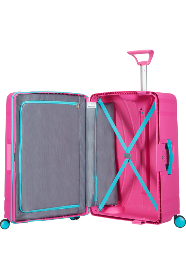 American Tourister Lock'n'Roll SPINNER 69/254-wheel Spinner 69cm medium suitcase Summer Pink