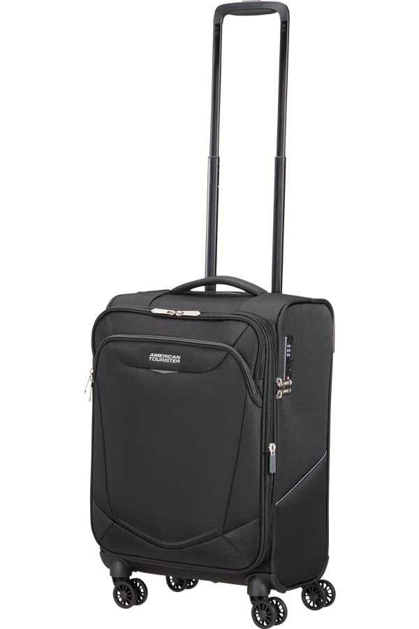 American Tourister SummerRide Spinner Expandable TSA 55cm L35  Svart American Tourister SummerRide Spinner Expandable TSA 55cm L35  Svart