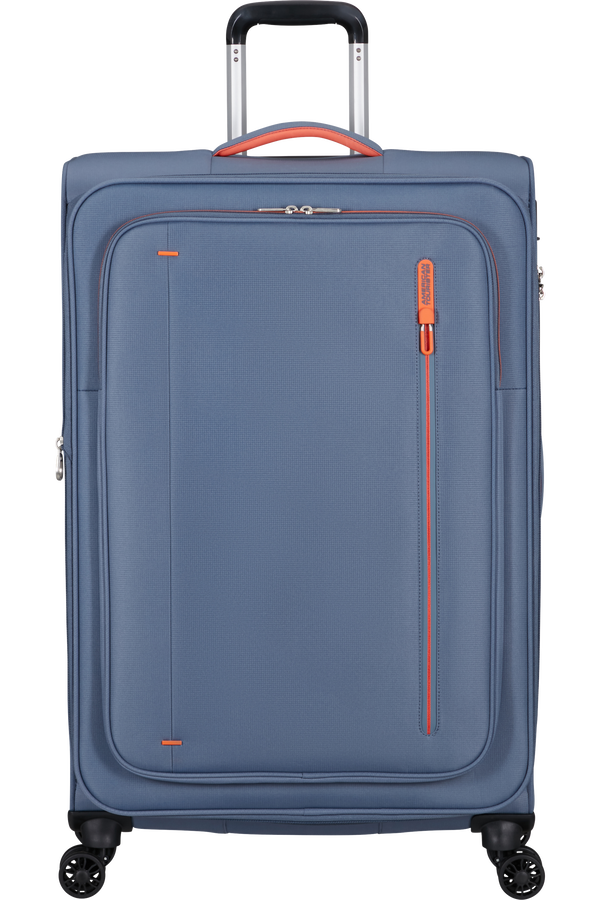 American Tourister Cloudrider Spinner EXP TSA L Gråblå