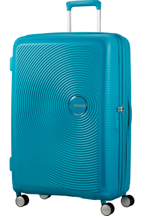 American Tourister Soundbox Spinner Expandable 77cm Summer Blue