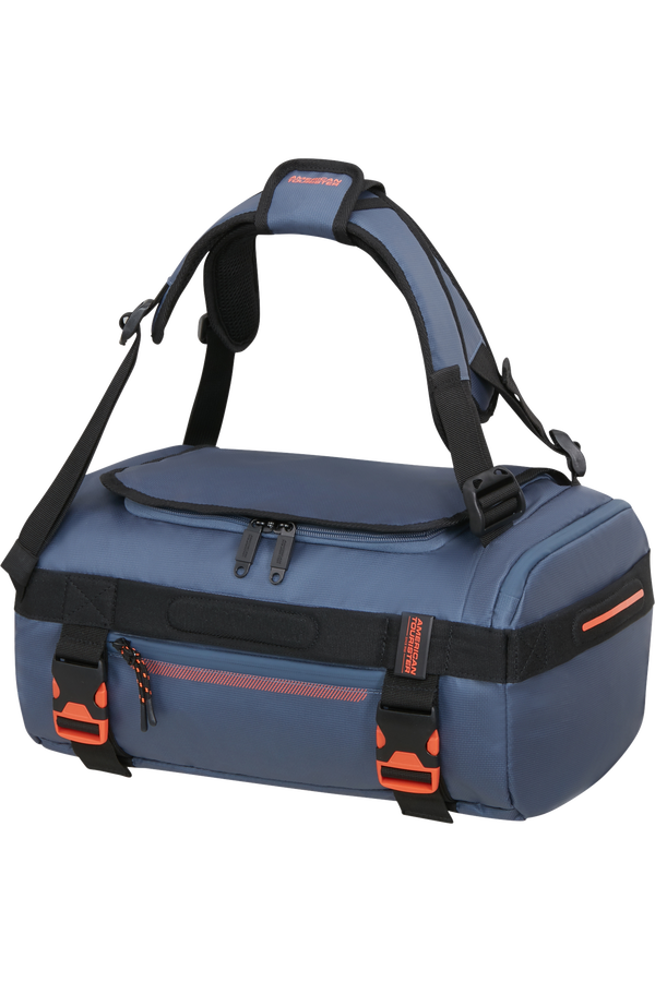 American Tourister Urban Track Duffle/Backpack Coated S  Marinebl&aring;/Oransje