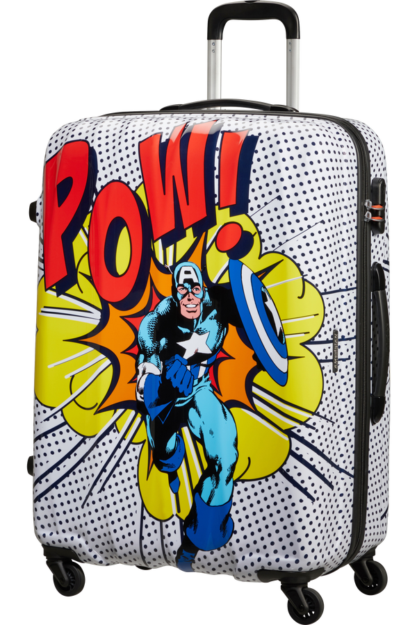American Tourister Marvel Legends Spinner Alfatwist 75cm  Captain America Pop Art