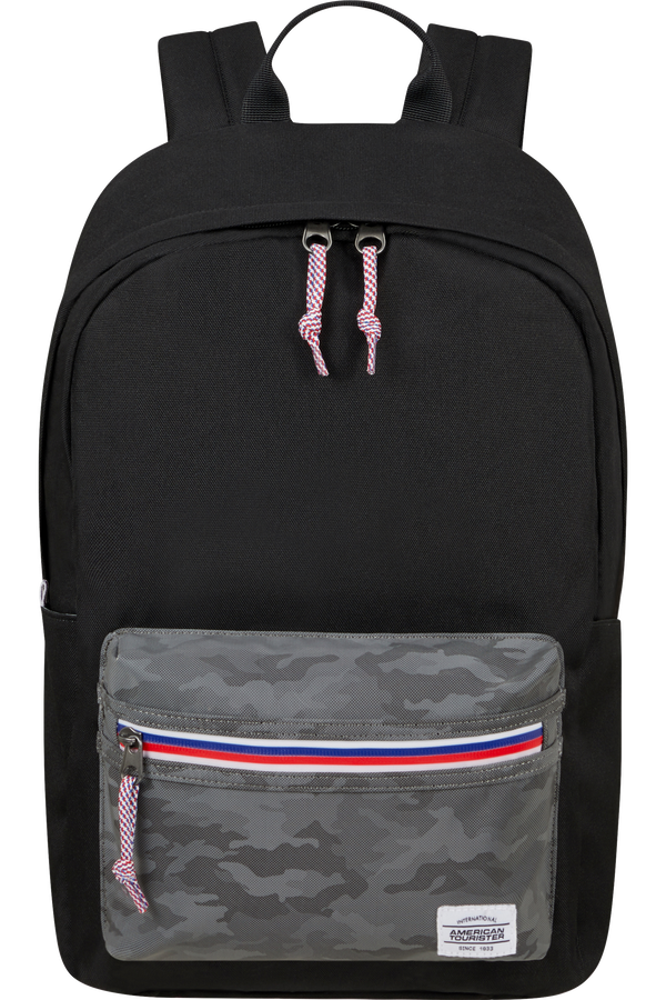 American Tourister Upbeat Backpack Zip Camo Black