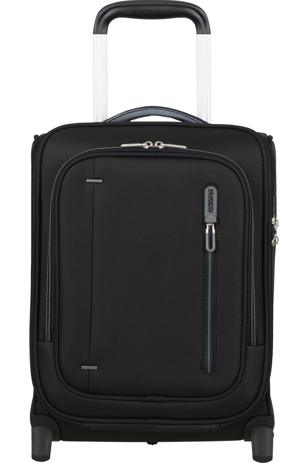 Cloudrider S/M Koffert med 2 hjul | American Tourister Cloudrider Upright Underseater Tsa  Sotsvart