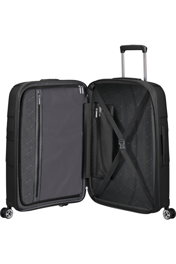 American Tourister Starvibe Spinner Expandable TSA 67cm Svart
