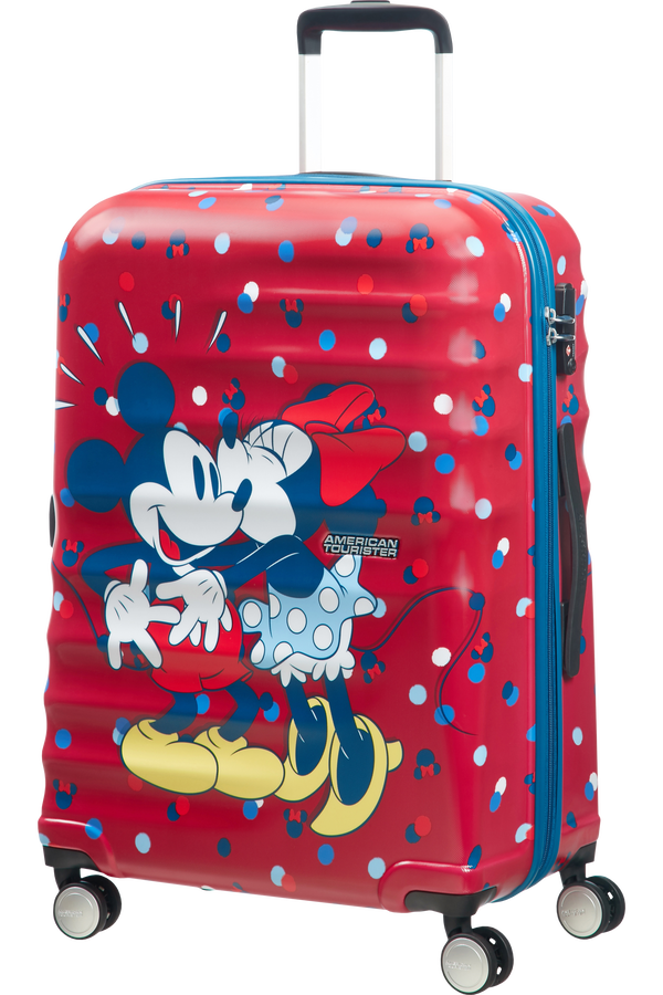 American Tourister Wavebreaker Disney 4-wheel 67cm medium Spinner suitcase Minnie Loves Mickey