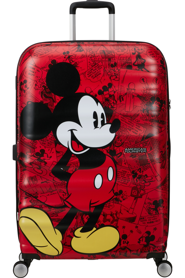 American Tourister Disney Wavebreaker Spinner TSA Disney Fl 77cm  Mikke Mus Rød