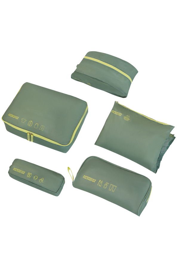 Packing Organisers Sett med 5 pakkorganisatorer