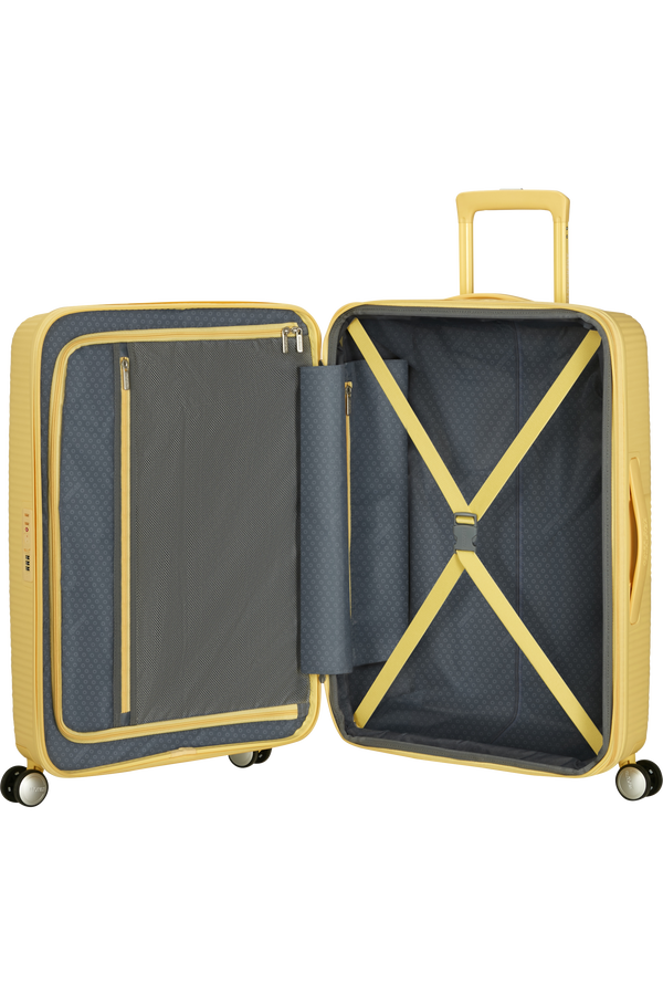 American Tourister SoundBox Spinner TSA Expandable 67cm  Pastel Yellow