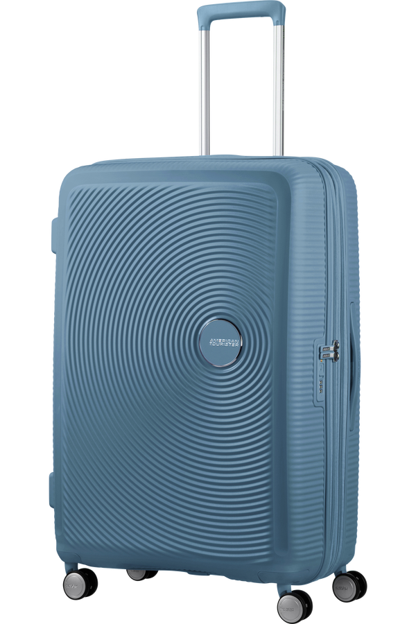 American Tourister Soundbox Spinner Expandable 77cm  Stone Blue