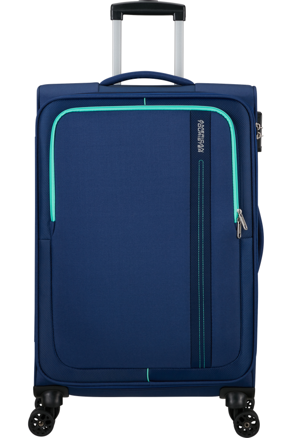 American Tourister Sea Seeker Spinner 68/25 Tsa 68cm  Marineblå