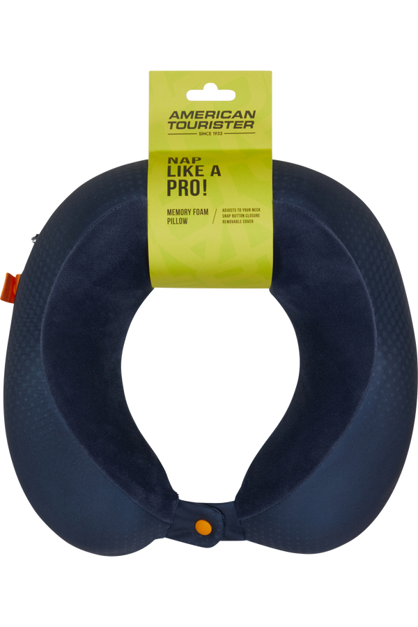 American Tourister American Tourist. Ta Travel Pillow Memoryfoam  Marinebl&aring;/Oransje