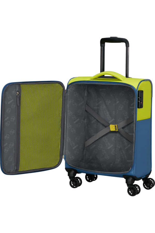 American Tourister Daring Dash Spinner Expandable TSA S  Lime/Coronet