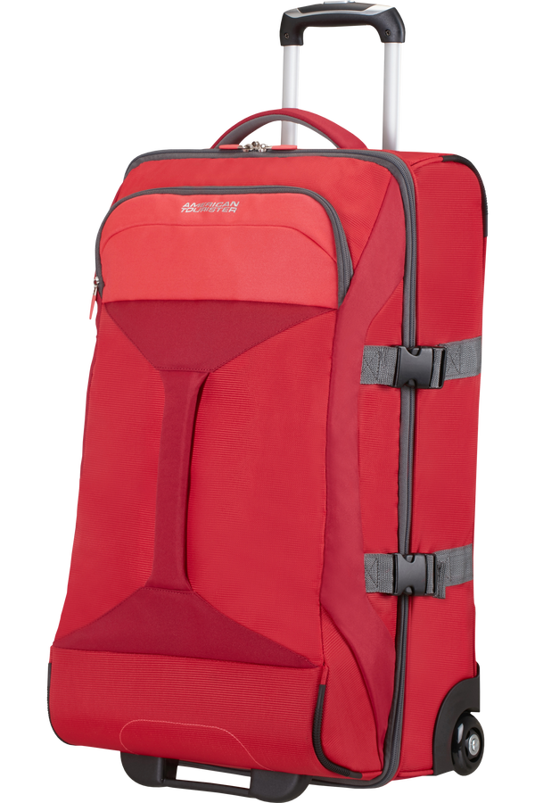 American Tourister Road Quest Duffle with Wheels M Solid Red