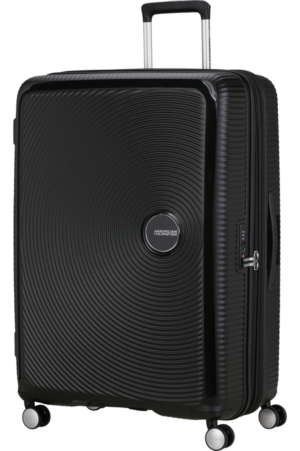 American Tourister SoundBox Spinner TSA Expandable 80cm  Dyp svart American Tourister SoundBox Spinner TSA Expandable 80cm  Dyp svart