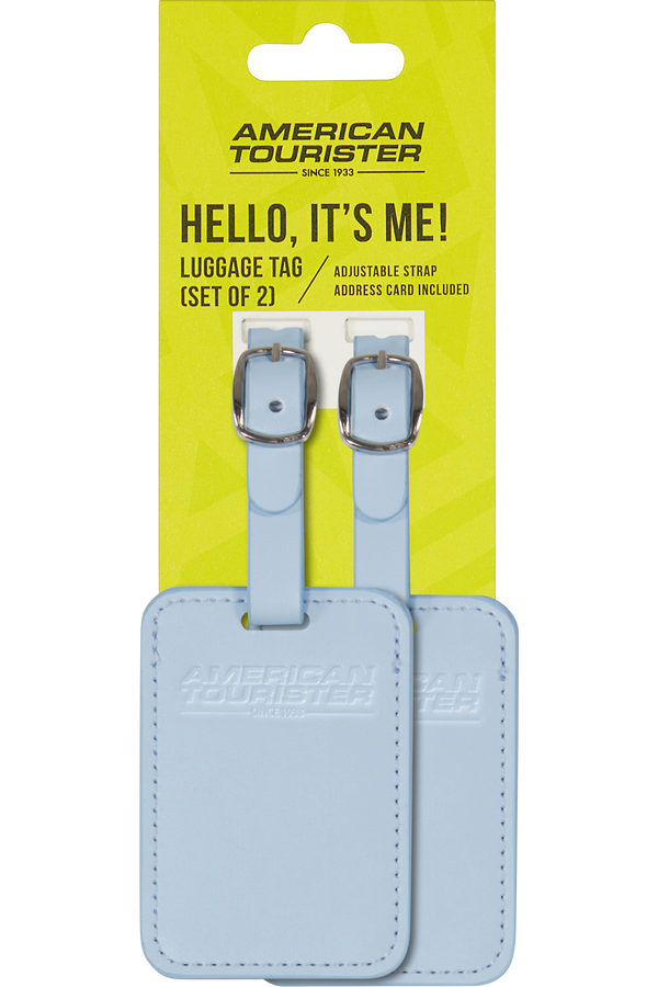 American Tourister American Tourist. Ta Luggage Tag X2  Neptune Blue