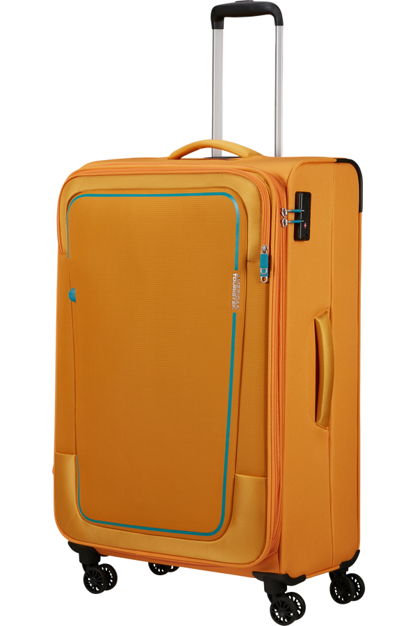 American Tourister Pulsonic Spinner Expandable 81cm  Gul