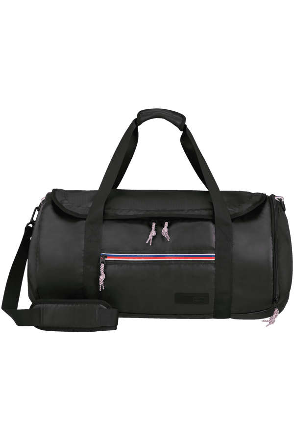 American Tourister Upbeat Pro Duffle Zip Coated  Black