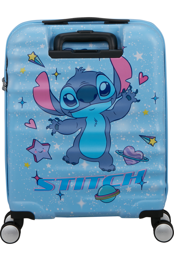 Disney Wavebreaker 55cm H&aring;ndbagasje | American Tourister Disney Wavebreaker Spinner TSA Disney Fl 55cm  Stitch Universe
