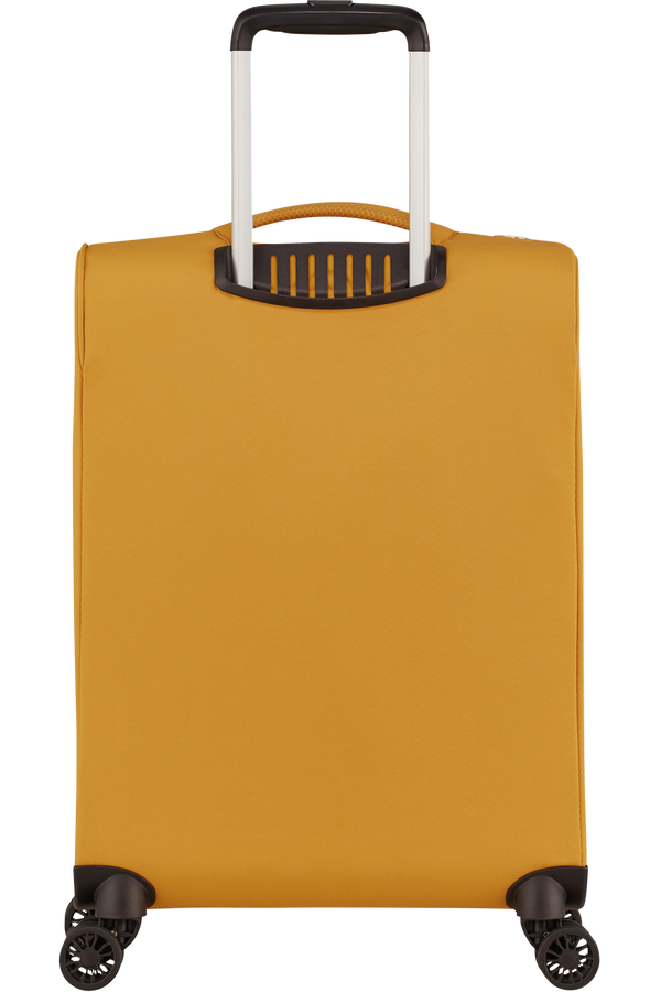 American Tourister Lite Ray Spinner TSA Expandable 55cm  Golden Yellow