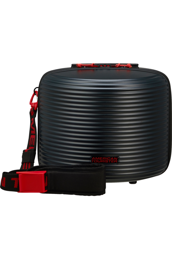 American Tourister Rollio Beauty Case  Svart, r&oslash;d