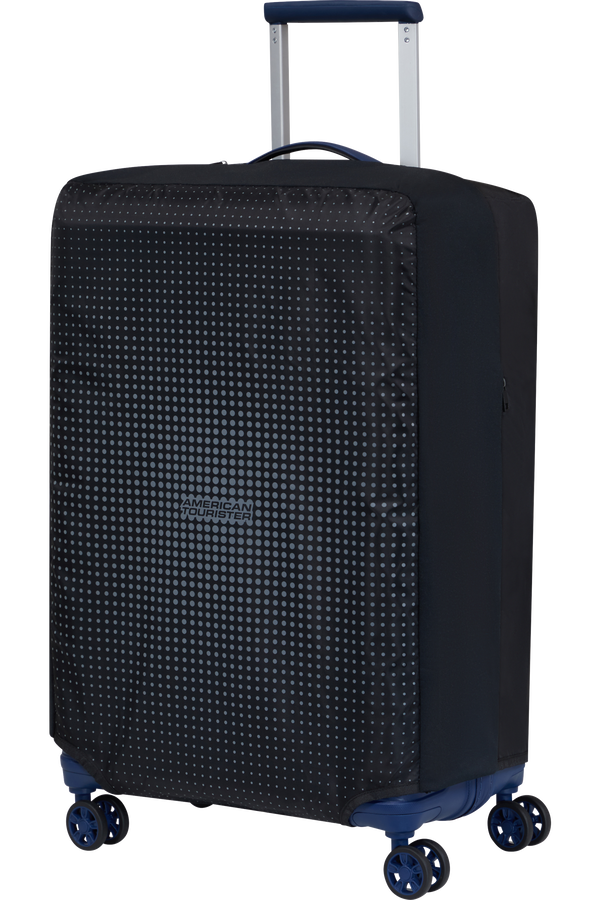 American Tourister American Tourist. Ta Foldable Luggage Cover M  Svart/Gr&aring;