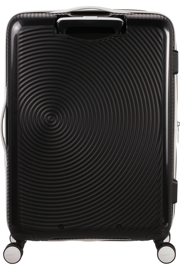 American Tourister Soundbox Spinner TSA Expandable 67cm  Black/White American Tourister Soundbox Spinner TSA Expandable 67cm  Black/White