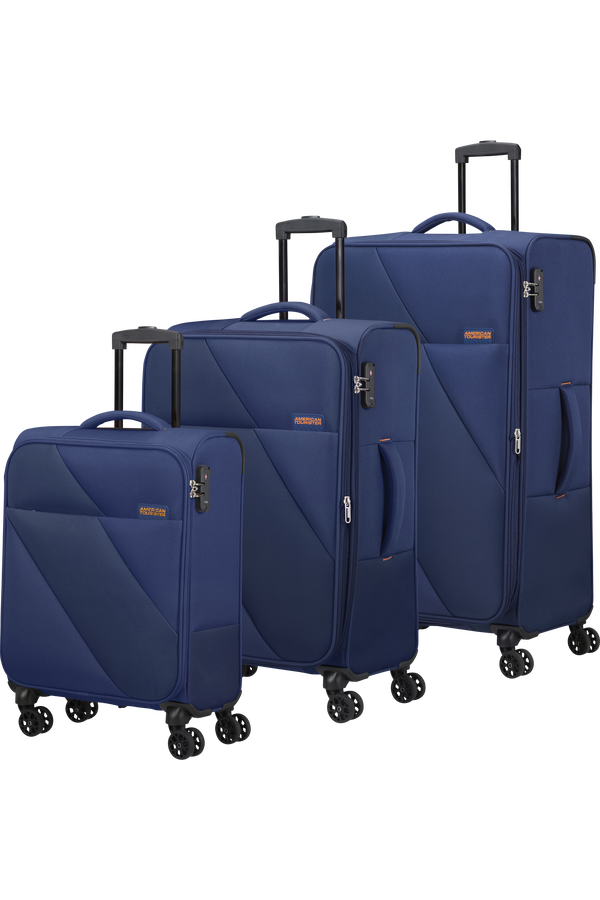 American Tourister Sun Break 3 PC SET A  Marinebl&aring;