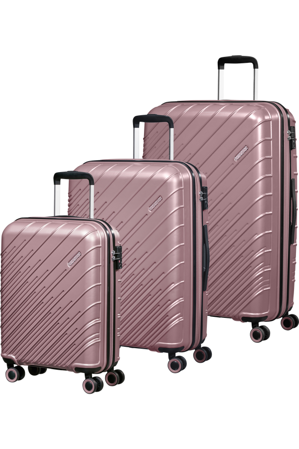 American Tourister Speedstar 3 PC SET A  Rosegull