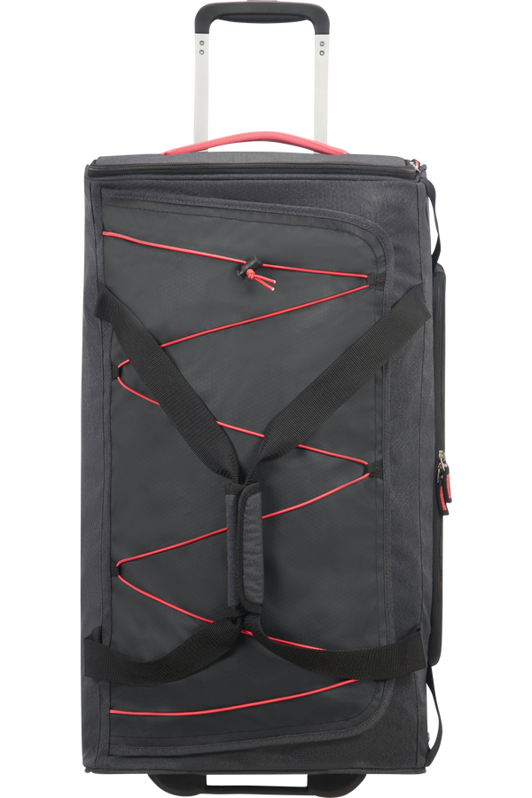 American Tourister Road Quest Duffle with Wheels M  Graphite/Pink American Tourister Road Quest Duffle with Wheels M  Graphite/Pink