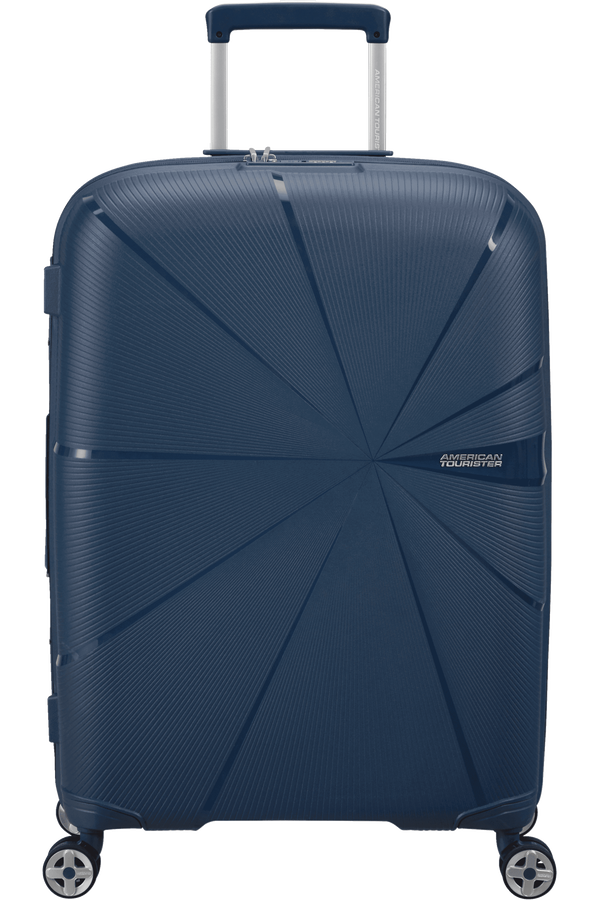 American Tourister Starvibe Spinner Expandable TSA 67cm  Marineblå