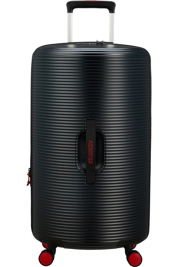 American Tourister Rollio Spinner 75cm  Svart, r&oslash;d