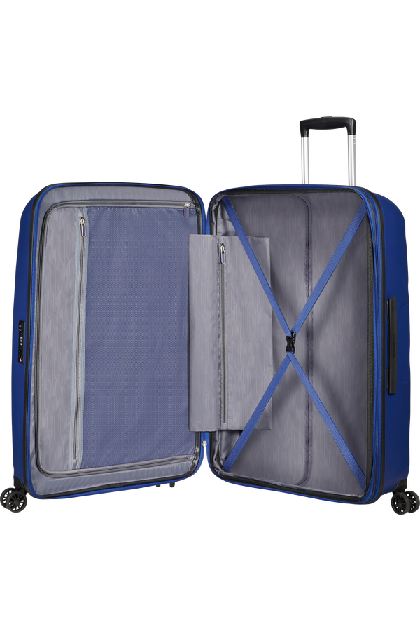 American Tourister Bon Air Dlx Spinner TSA Expandable 75cm  Midnight Navy American Tourister Bon Air Dlx Spinner TSA Expandable 75cm  Midnight Navy