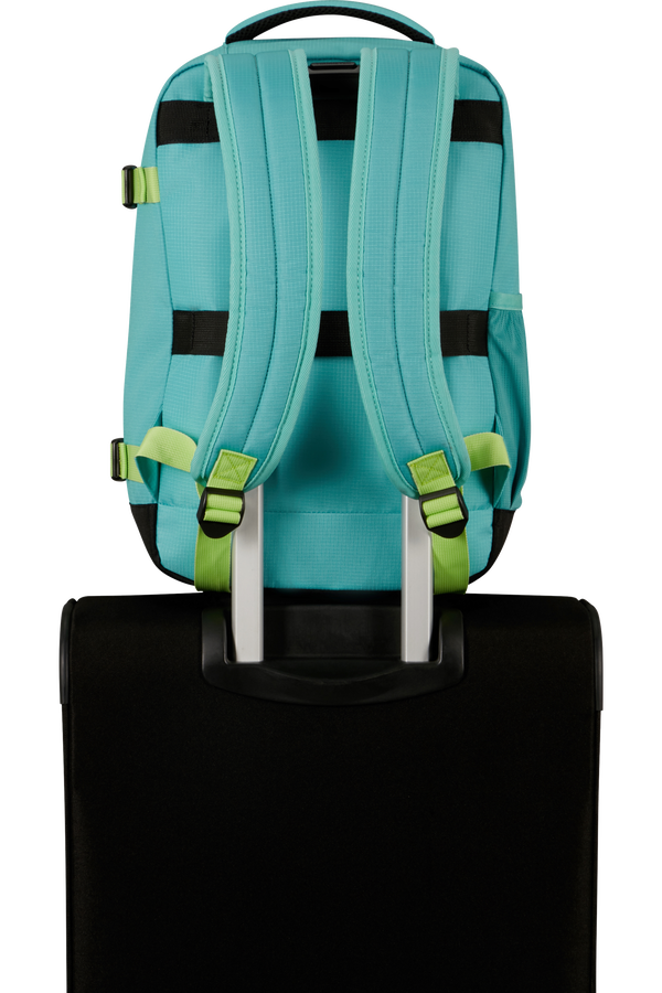 American Tourister Take2cabin Casual Backpack S  Dusty Turquoise/Lime American Tourister Take2cabin Casual Backpack S  Dusty Turquoise/Lime