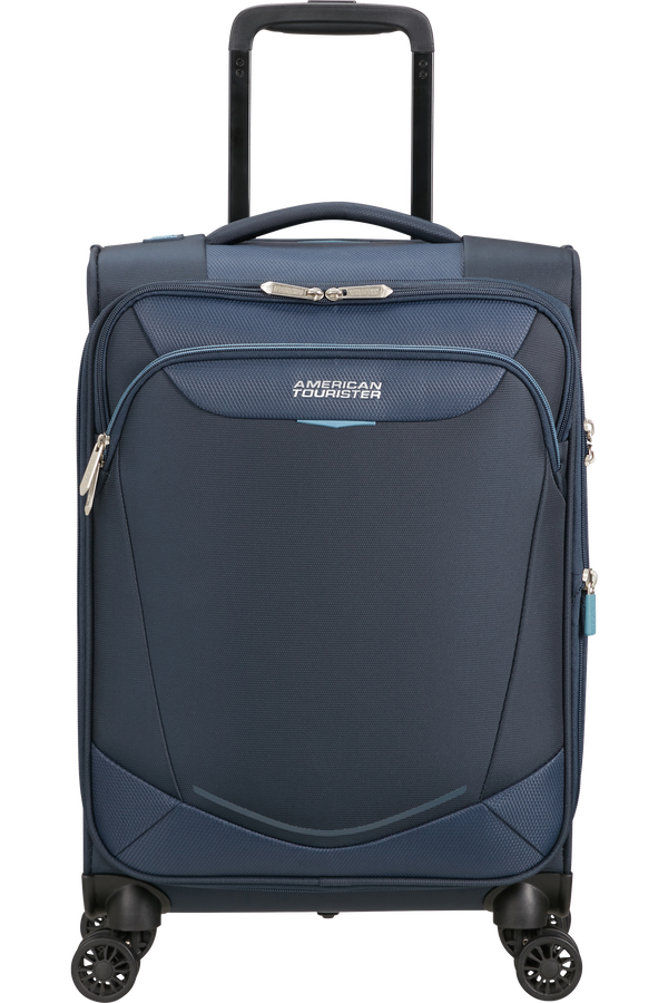 American Tourister SummerRide Spinner Expandable TSA 55cm L35  Marineblå