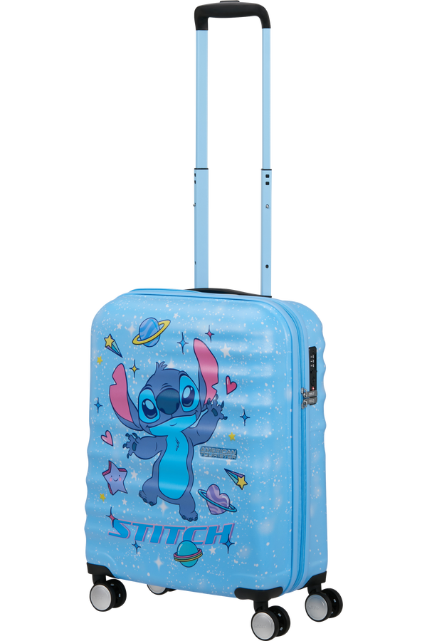 Disney Wavebreaker 55cm H&aring;ndbagasje | American Tourister Disney Wavebreaker Spinner TSA Disney Fl 55cm  Stitch Universe