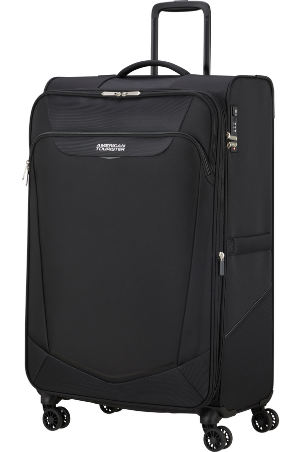 American Tourister SummerRide Spinner L EXP TSA 80cm Svart American Tourister SummerRide Spinner L EXP TSA 80cm Svart