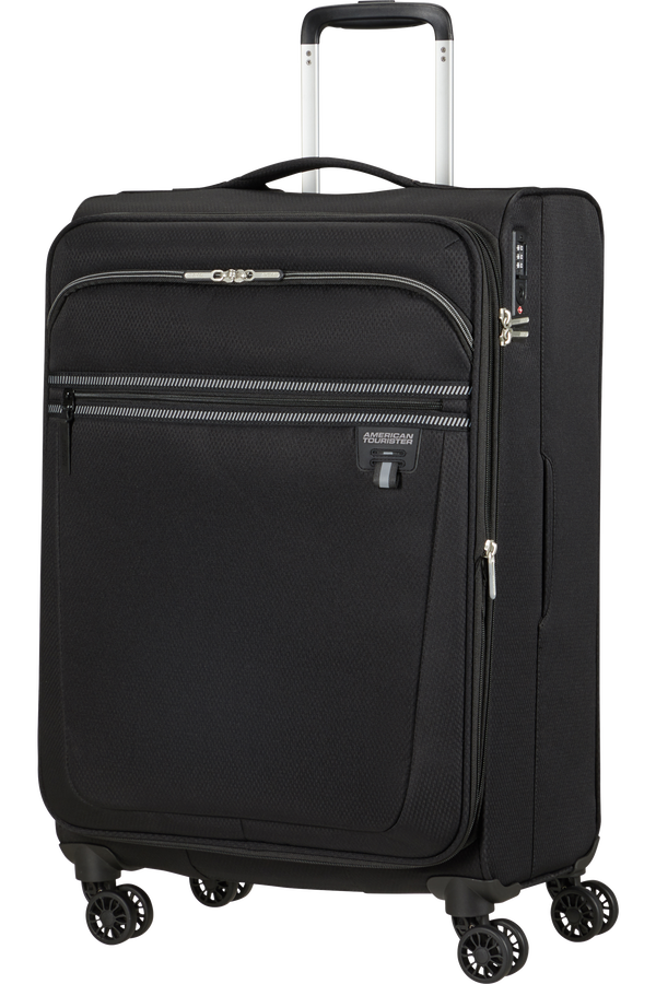 American Tourister Aerospin Spinner Expandable M  Svart