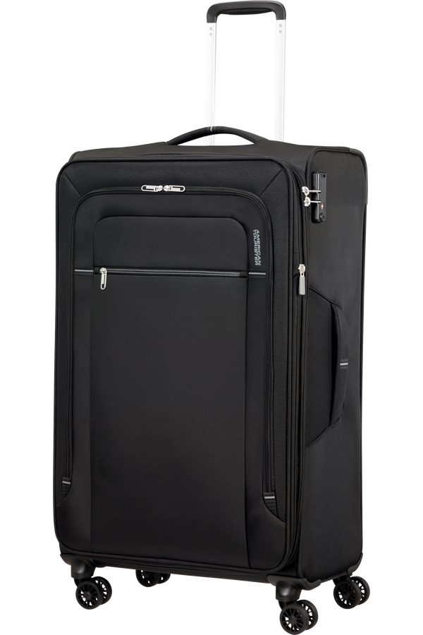American Tourister Crosstrack Spinner Expandable 79cm  Black/Grey American Tourister Crosstrack Spinner Expandable 79cm  Black/Grey