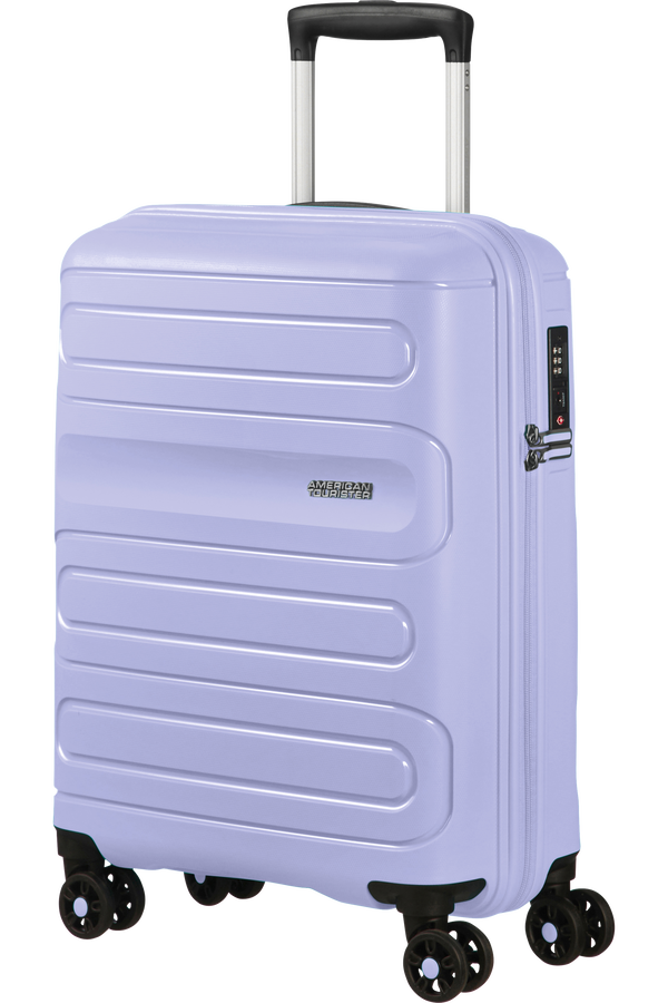 American Tourister Sunside Spinner 55cm  Pastel Blue American Tourister Sunside Spinner 55cm  Pastel Blue