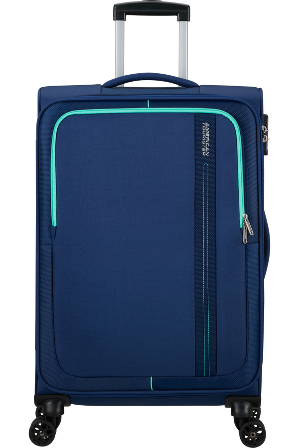 American Tourister Sea Seeker Spinner 68/25 Tsa 68cm  Marinebl&aring;