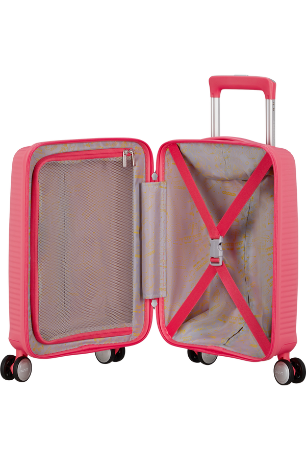 American Tourister Soundbox Mini Spinner 47cm  Sun Kissed Coral