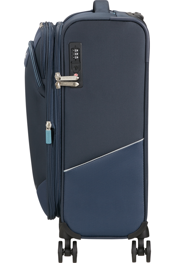 American Tourister SummerRide Spinner Expandable TSA 55cm L35  Marineblå American Tourister SummerRide Spinner Expandable TSA 55cm L35  Marineblå