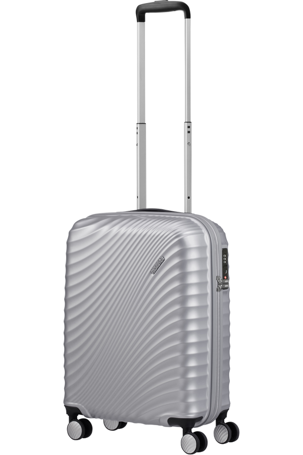 American Tourister Jetglam Spinner 55cm  Metallic Silver